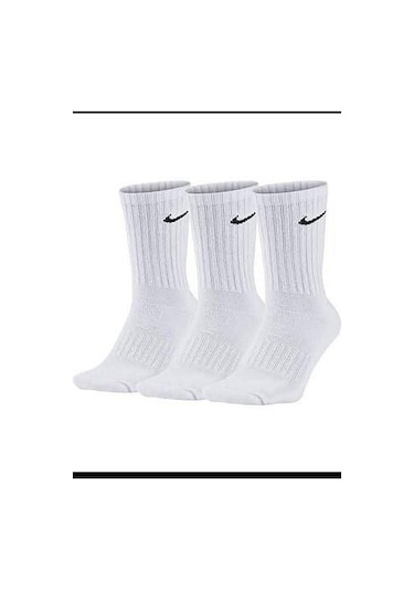 Nike Spor Çorap Sx7676-100 - Beyaz Unısex 001