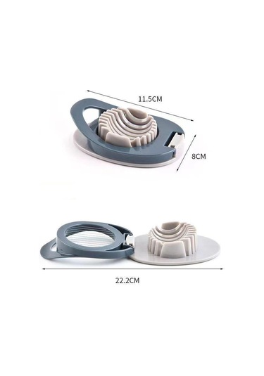 Yumurta Dilimleyici Çok Amaçlı Paslanmaz Çelik Telli Yumurta Dilimleyici, Meyve Dilimleyici, Çilek Dilimleyici, Haşlanmış Yumurta Dilimleyici Açık Sarı