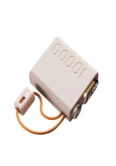 Mini Powerbank 22.5w Pd Hızlı Şarj Type-c & Lightning Kablolu Led