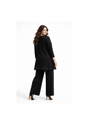 Baglan Kadın Bluz Pantolon Takım Bgl-st05426 Siyah