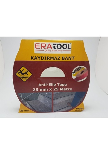 Enka Kaydırmaz Bant Beyaz 25 Metre 25 Mm Siyah