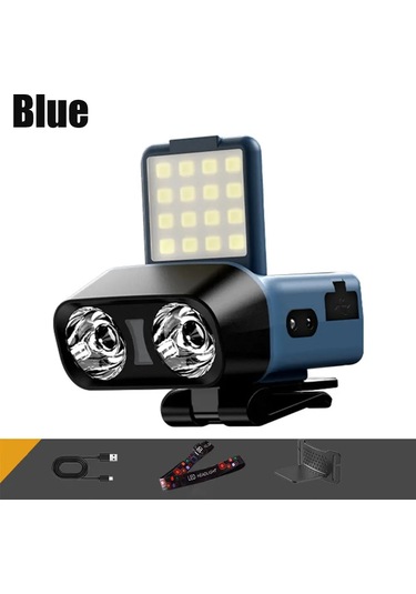 Süper Parlak Led Klipsli Kapak Işığı Şarj Edilebilir Sensörlü Siyah