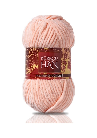 Kürkçü Han Kadife 100 G 95 M Örgü İpi Khkad Yavruağzı