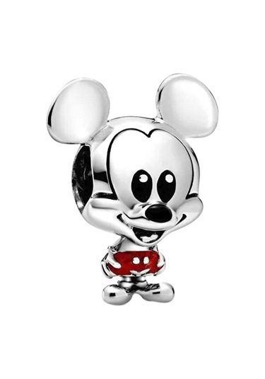 Nur Silver Mickey Mouse Gümüş Charm Nur-bl00200
