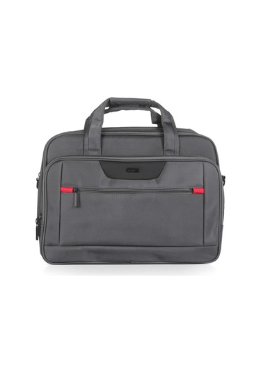 Ççs 71386 Erkek Su Geçirmez Evrak Çanta Gri Menanj