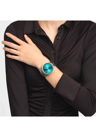 Swatch Sb07s100g Aqua Shimmer Unisex Kol Saati