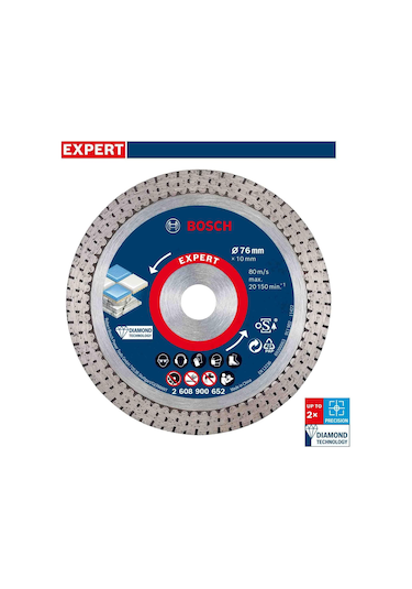 Bosch Expert 76 Mm Seramik Kesme Diski Gws 12 Uyumlu 2608900652