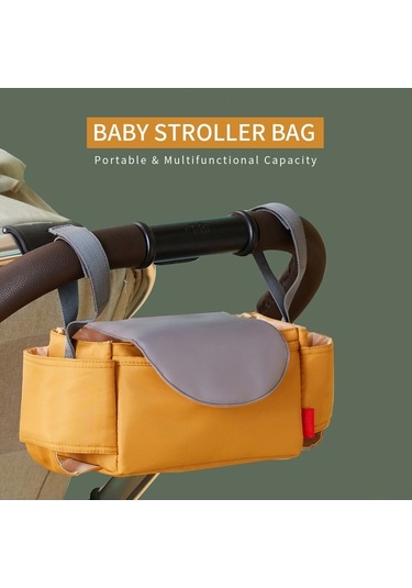 Didadodo Xindoker Pratik Bebek Çantası - İç Bölmeli Kahverengi, Su Geçirmez Kahverengi