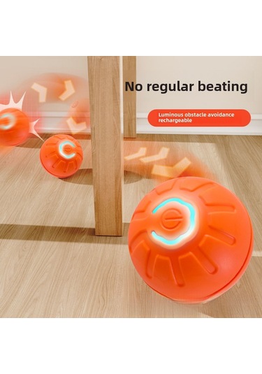 Hangfox Köpekler İçin Otomatik Egzersiz Topu - Dayanıklı Abs-silikon, İç/ön Dış Kullanım, Kendini Eğlendirir Ve Sıkıntıyı Giderir Mavi