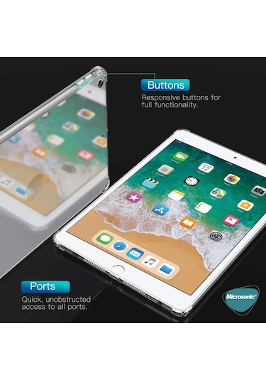 Microsonic iPad Uyumlu Pro 9.7 Uyumlu Kılıf (A1673-A1674-A1675) Shock Absorbing