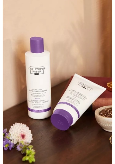 Christophe Robin Luscious Curl Belirginleştirici Krem, Chia Tohumu & Çörek Otu Yağı, 150 Ml