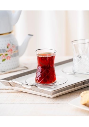 Acar Roland Silver 12 Parça Çay Seti Hms-06751 Gümüş