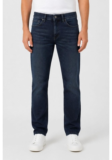 Classics Men Captiva Regular Fit Likralı Erkek Jean Pantolon 7571 Lacivert