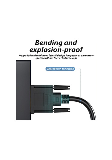 Suntek Dvı - Vga Kablosu 1080p 60hz Video Için Altın 1-metre