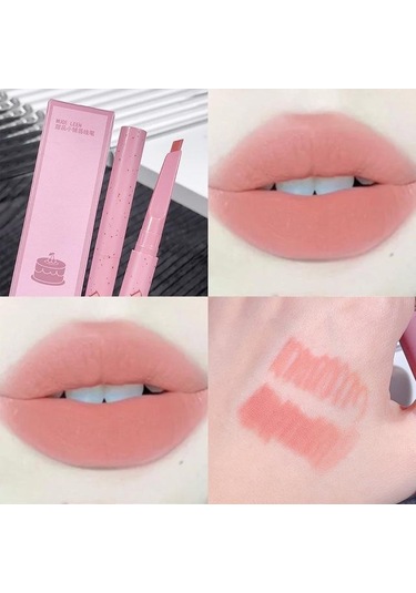 Süt Mat Pürüzsüz 3D Dudak Kalemi 04