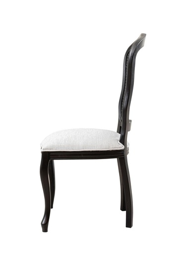 Louvre Country Hazeranlı Sandalye Siyah