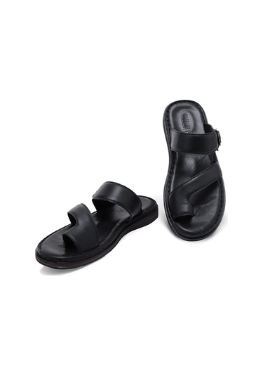 Ducavelli Palmira Hakiki Deri Erkek Terliği - Hakiki Deri Terlik - Ortopedik Taban Terlik - Hafif Deri Terlik