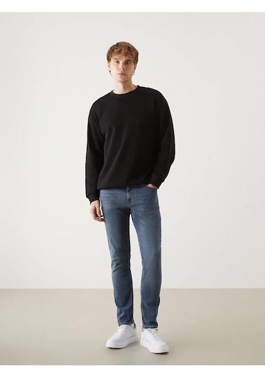 Captiva Regular Fit Likralı Erkek Jean Pantolon 7280 Buz Mavi