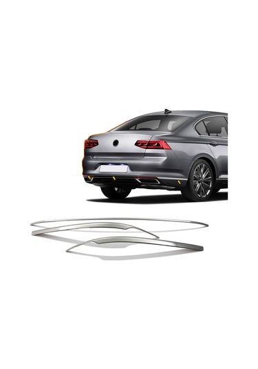Nova Krom Vw Passat B8.5 Abs Krom Çamurluk Çıtası 4 Prç. R Line 2019 Ve Üzeri