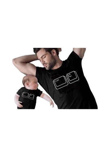 Baba Veya Oğul Baskılı T-Shirt