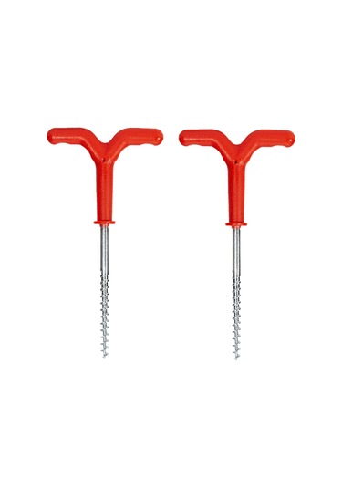 Lemestar 2 Adet Buz Balıkçılığı Kamışı Tutucu, Abs Ve Metal Malzeme, Dayanıklı Ve Sabit Konumlandırma