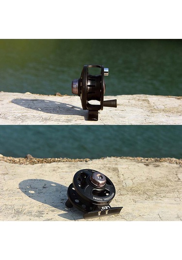 Skycity Tam Metal Balık Makinesi - Buz, Örümcek Ve Kayık Balıkçılığı İçin - Kesme Gücü - Sağ/sol El Değiştirilebilir