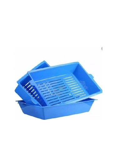 Emamapet Elekli 3 Katlı Açık Kedi Tuvaleti 32 x 11 x 50 CM