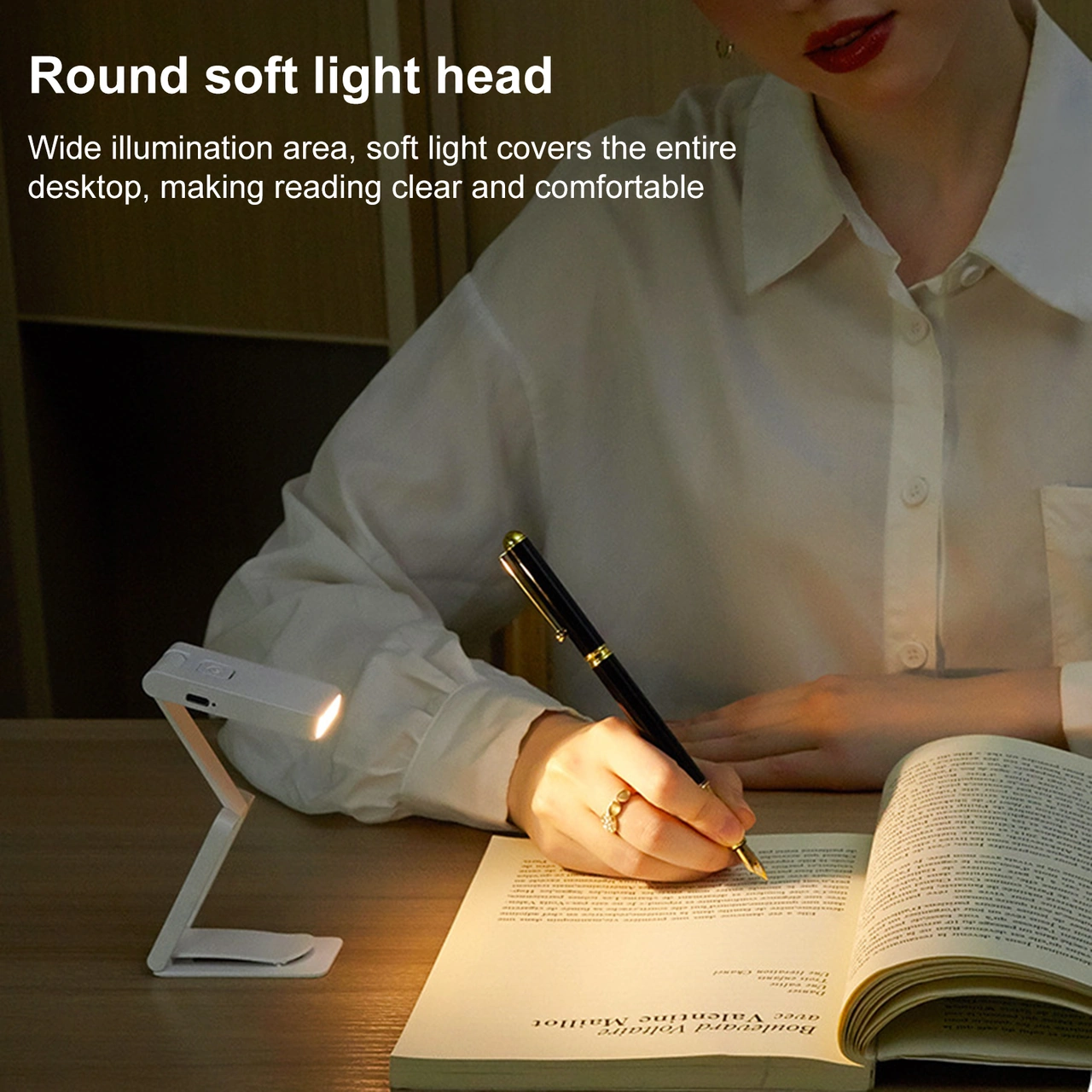 Kangvka Usb Şarjlı Mini Klips Lambası - 2w, 400mah Pil, 3 Işık Modu Beyaz/sarı/ıslak Sarı , Sürekli Parlaklık Ayarlama, Taşınabilir, Dış Mekan Ve Ev İçin Diğer