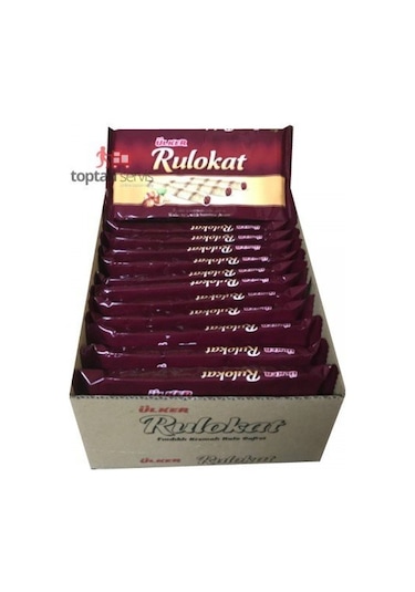 Ülker Rulokat Fındık Kremalı Gofret 42 gr 12 adet