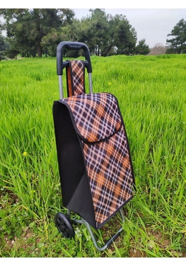 Lüx Pazar Arabası Su Geçirmez Çantalı Çok Renkli