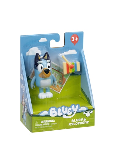 Bluey Tek Figür Aksesuarlı Set - Bluey Ve Ksilofon