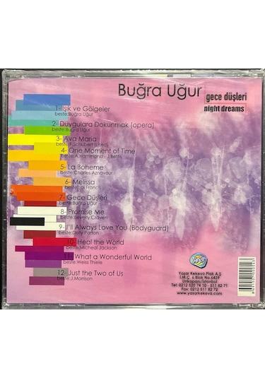 Plak Değildir Cd Dir Cd Buğra Uğur Gece Düşleri / Night Dreams