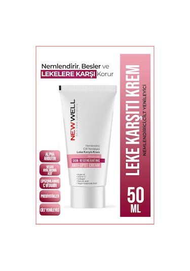 New Well Leke Karşıtı Cilt Bakım Kremi 50 ML