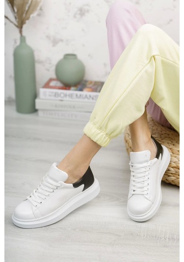 Ch256 Cbt Estrella Kadın Ayakkabı Beyaz/sıyah Çok Renkli