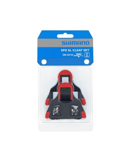 Shimano Pedal Kali Yol SM-SH10 Kırmızı 0 Derece Kırmızı