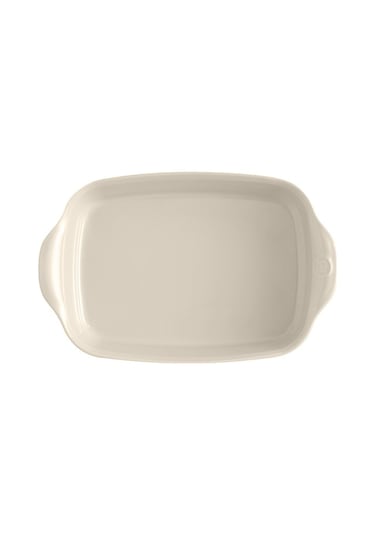 Emile Henry Fırın Kabı Dikdörtgen 30 x 19 cm Ekru/Clay Ekru