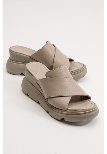 Zeyn Shoes 7673 Gri Kadın Terlik 001