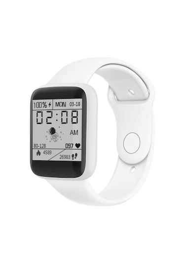 Tenfowee Lt716 Akıllı Saat: Kalp Atımı Ve Spo2 İzleme, Çoklu Spor Modları, Usb Şarjlı, Bluetooth 4.0, Ultra Hafif Vücut, Beyaz