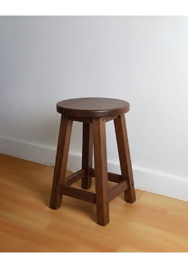 Ahşap Tabure 40 Cm / Arbrestore Ceviz