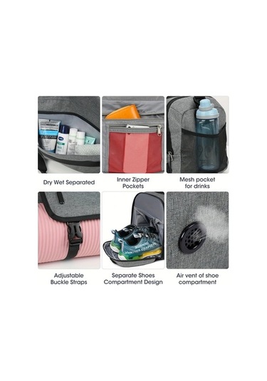 Sandwich Motion003 Igolumon 55l Spor Ayakkabı Sırt Çantası Hafif Grey Gri Gri