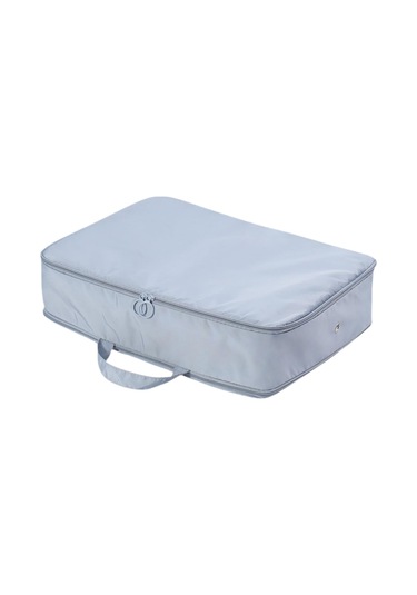 Homyl Yorgan Saklama Çantası Kendini Sıkıştırma Mavi
