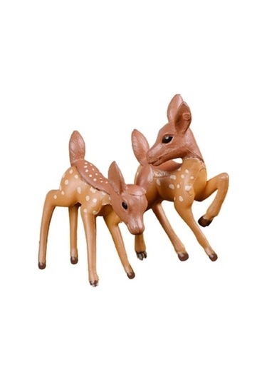 Lijinxu Bahçe Heykel Dekor Yapay Geyik Heykeli Hayvan Reçine El