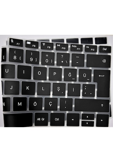 Huawei Uyumlu Matebook D14 Türkçe Q Silikon Klavye Koruyucu