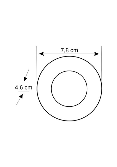 Noas Sensörlü Koridor Armatür Yuvarlak Beyaz Diğer