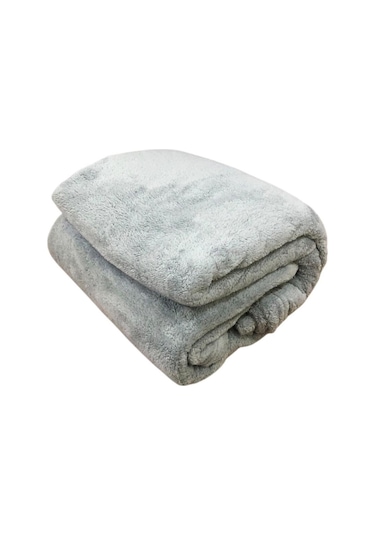 Royam Mevsim Home Çift Kişilik Wellsoft Polar Battaniye Kutulu 200 X 220 Gri
