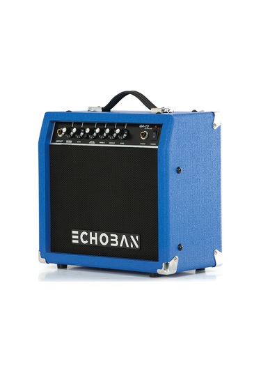 Echoban Ga15 15 Watt Mavi Gitar Amfisi