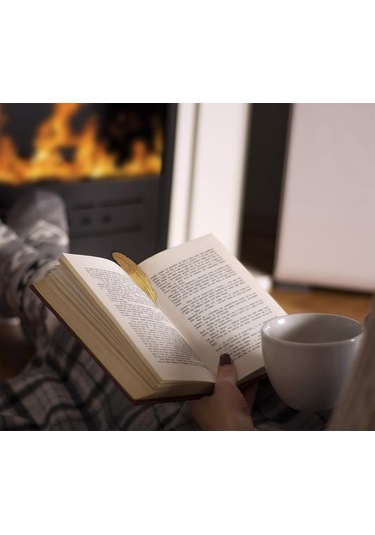 Şık Metal Tüy Ayraçları Basit Tüy Şekilli Metal Ayraçlar