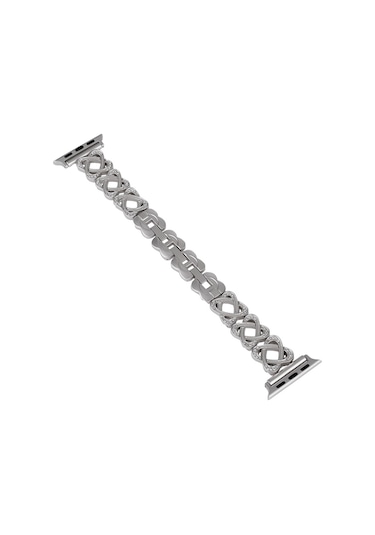 iOS Uyumlu Watch Serisi 5 40mm Hearts Crossed Diamond Metal Watch Band