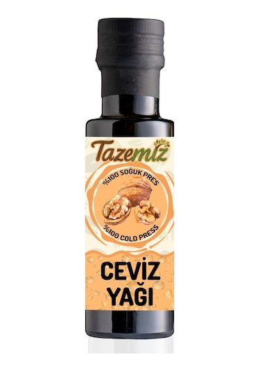 Tazemiz Soğuk Sıkım Ceviz Yağı 100 ML