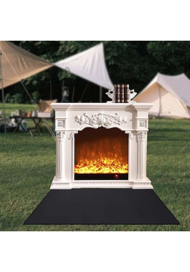 Suntek Izgara Barbekü Şömine M Için Siyah Şömine Mat Su